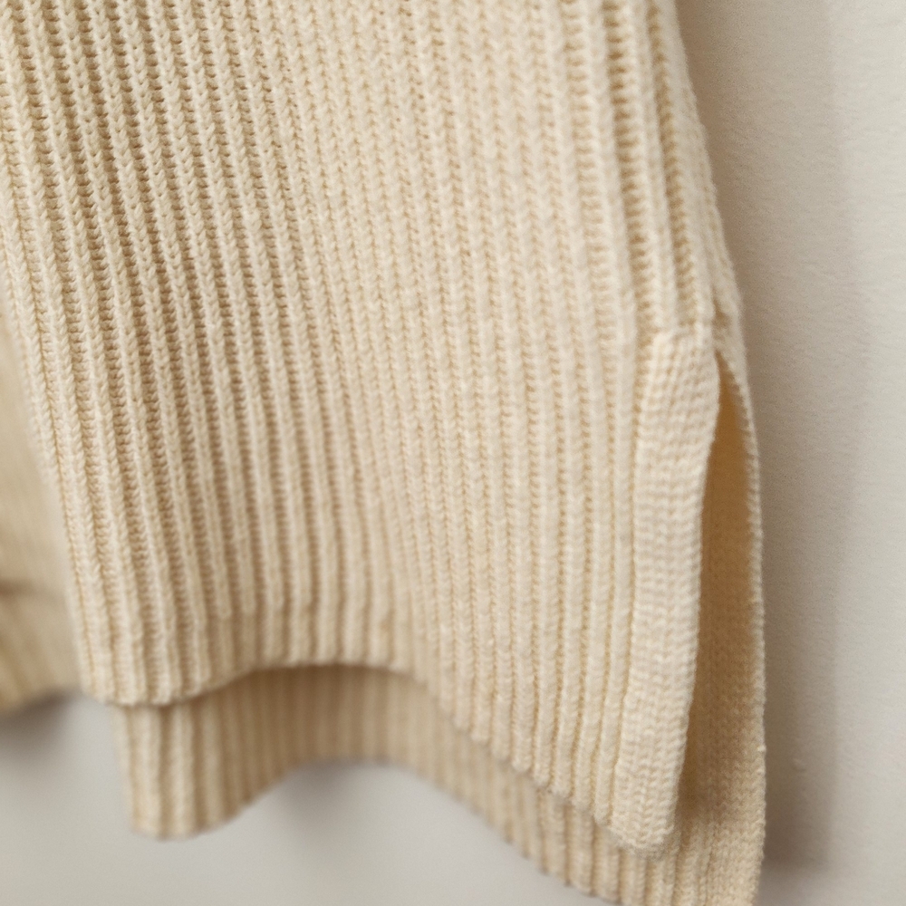 J. Crew Women's Ivory Knit Sleeveless  Sweater Top size M - Picture 4 of 6